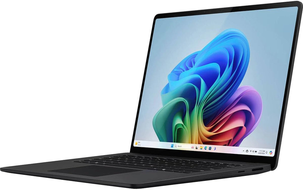 Microsoft Surface Laptop for Business (2025) Windows 11 Pro Copilot+ PC, 15' Qualcomm Snapdragon X Elite, 16 GB RAM, 512 GB SSD Storage, Black