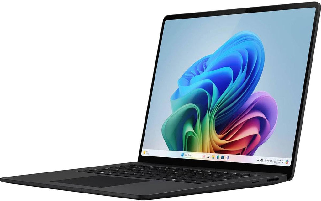 Microsoft Surface Laptop for Business (2025) Windows 11 Pro Copilot+ PC, 15' Qualcomm Snapdragon X Elite, 16 GB RAM, 512 GB SSD Storage, Black