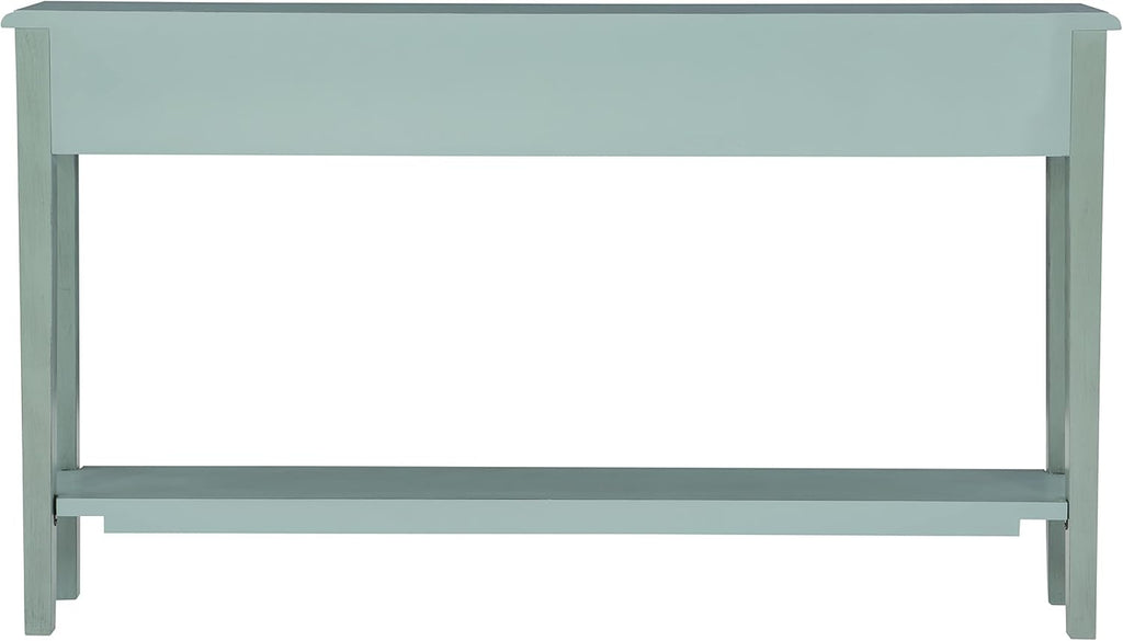 Powell Furniture Sadie Long Console Table, Teal