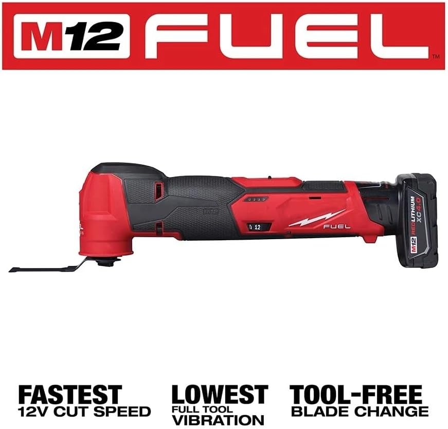 2526-21XC Cordless Oscillating Tool for Milwaukee M12 FUEL 12V Brushless Oscillating Multi-Tool Kit - New