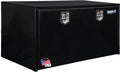 Buyers Products 1704310 Black Steel Underbody Truck Tool Box – 24 x 24 x 48 Inch - Truck Bed & Underbelly RV Storage Box, Locking T-Latch, Weather-Resistant, Heavy-Duty Flatbed Job Box, Made in USA