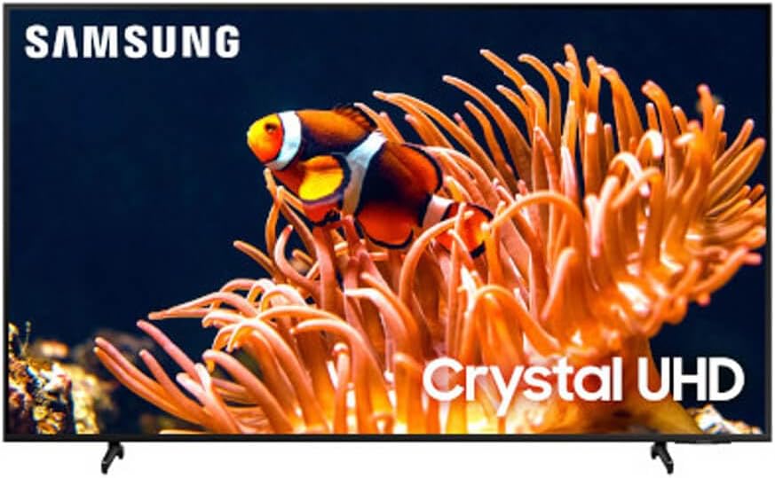 (Renewed) Samsung 50-in DU8000 Crystal UHD Smart TV - UN50DU8000FXZA (2024)