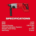 For Milwaukee.d M18 Rotary Hammer & Impact Wrench W/FrictionRing Combo Kit Bundle