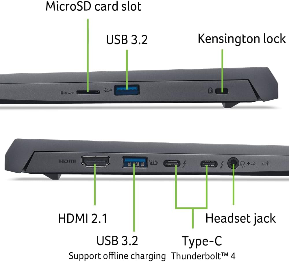 Acer Swift X 14 Laptop | 14.5' OLED 2880 x 1800 120Hz Calman Verified | Unlock AI Experiences | Intel Core Ultra 7 Processor 155H | NVIDIA GeForce RTX 4060 | 16GB LPDDR5X | 1TB SSD | SFX14-72G-77NJ