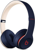 Beats Solo3 Wireless On-Ear Headphones - Apple W1 Headphone Chip, Class 1 Bluetooth, 40 Hours of Listening Time, Built-in Microphone - Club Navy (Latest Model)