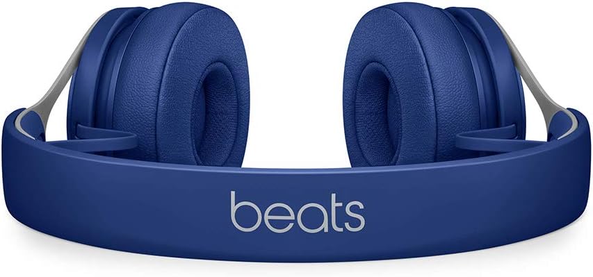 Beats EP Wired On-Ear Headphones - Battery Free for Unlimited Listening, Built in Mic and Controls - Blue