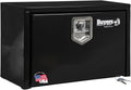 Buyers Products 1703312 Black Steel Underbody Truck Tool Box – 15 x 10 x 24 Inch - Truck Bed & Underbelly RV Storage Box, Locking T-Latch, Weather-Resistant, Heavy-Duty Flatbed Job Box, Made in USA