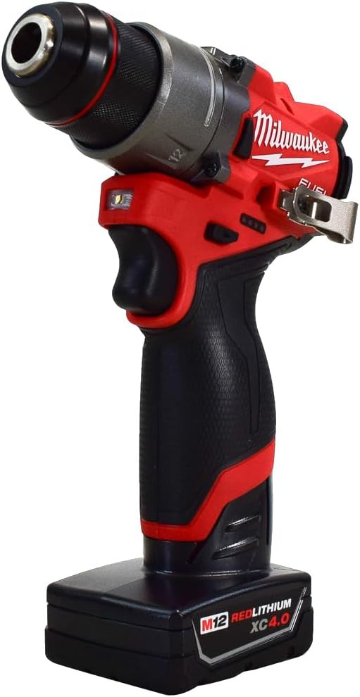 Milwaukee 3403-22 12V Cordless 1/2' Drill Driver Kit w/Batteries, Charger & Case