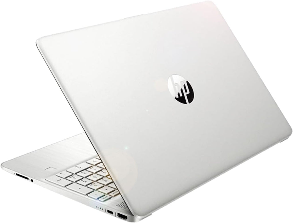 HP Essential Laptop, 15.6' FHD Display, Intel Core i3-1215U, 12GB RAM, 512GB PCIe SSD, Fingerprint Reader, Webcam, Type-C, HDMI, SD Card Reader, Wi-Fi, Windows 11 Home, Silver