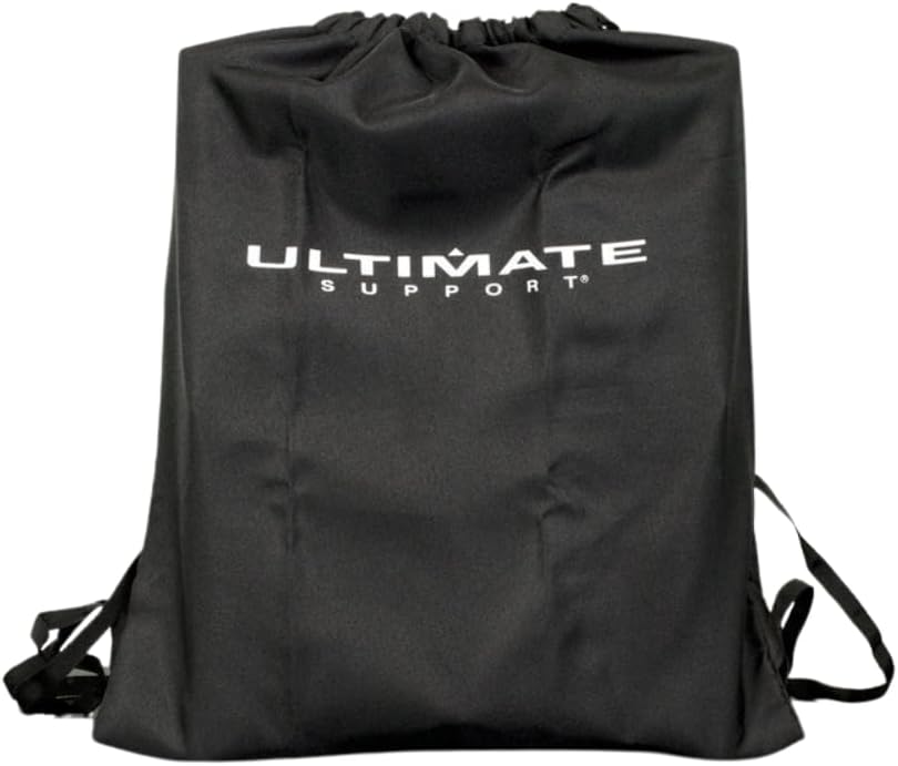 Ultimate Support LPT-1000QR Laptop/DJ Stand w/ Telescoping Arms, Second Tier, 5/8' Mount, and QuickRelease Center Post