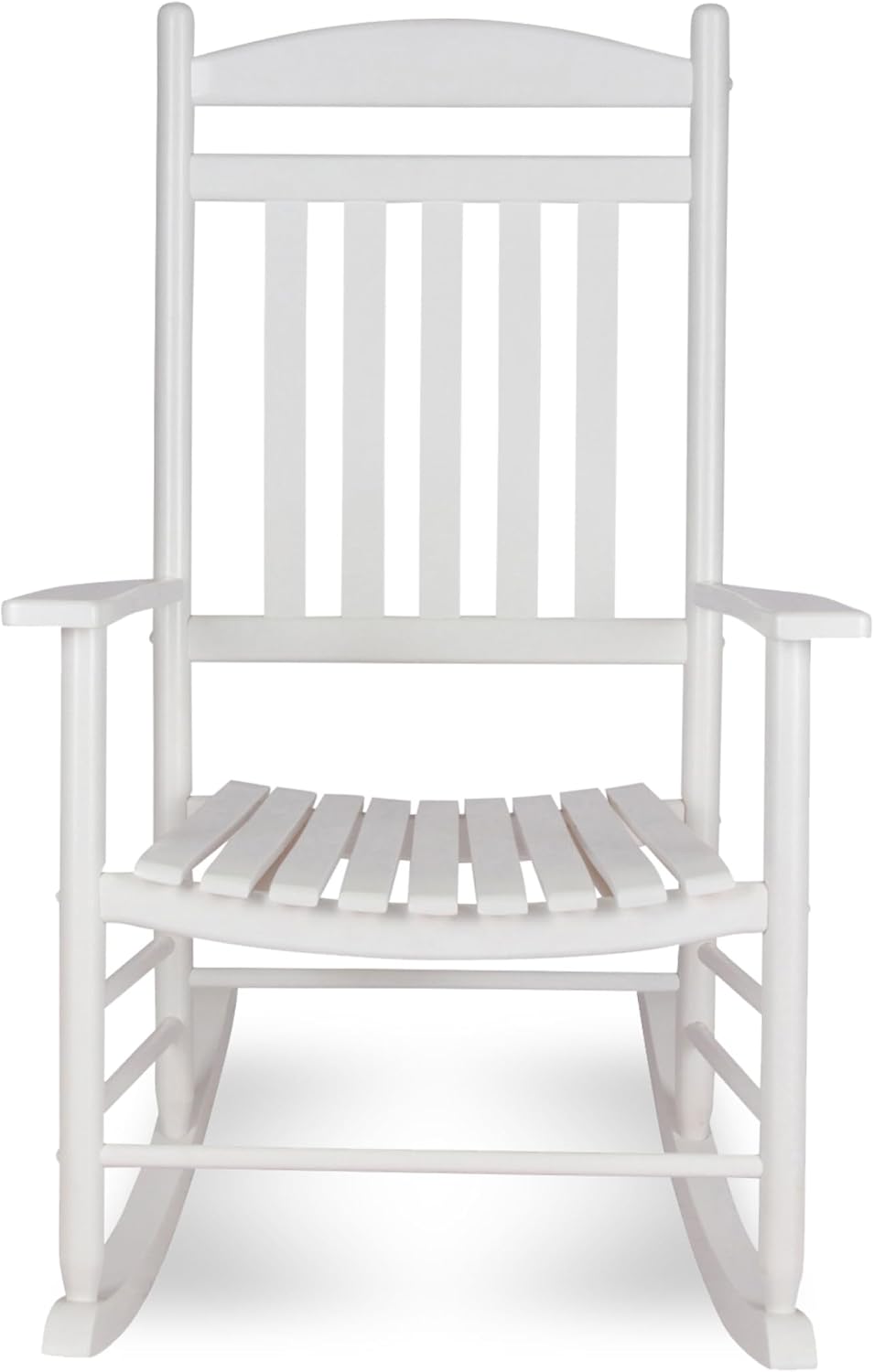 Shine Company 4331WT-142 Maine Outdoor Patio Rocking Chair, Classic White
