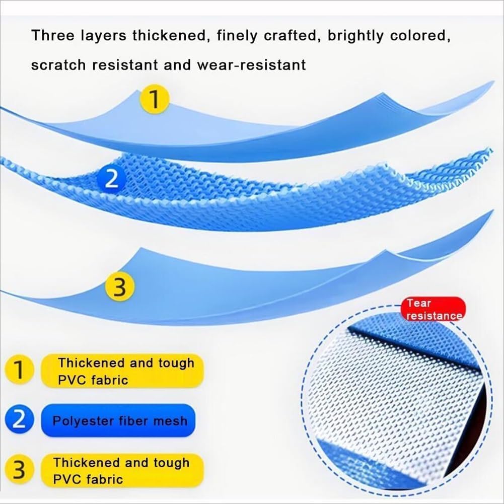 Above Ground Pond, Round Outdoor Fish Pond Pool with Durable Frame,Koi Pond Tank，Koi Fish Pond，PVC Fish Farming,for Store Up Water Irrigation(1350 L)