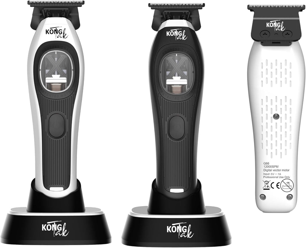 G66 Professional Hair Trimmer with Digital Vector Motor UP to 12,000 SPM and DLC Blade