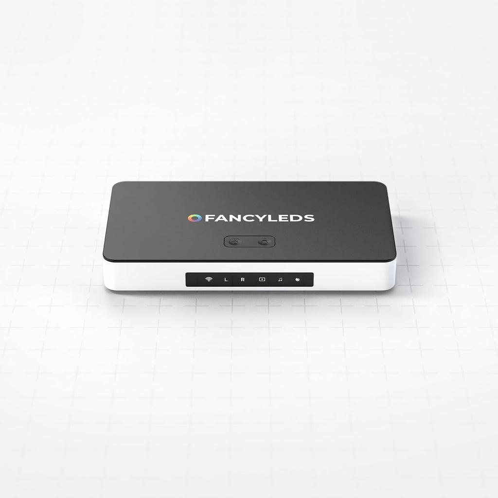 Fancy Sync Box Ambient TV Backlighting Syncing Box HDMI 2.0 All TV Sizes Fancyleds (70' to 90')