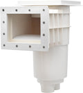 Rx Clear Standard Thru-Wall Skimmer for Vinyl Liner Inground Pool | Made of Non-Corrosive Abs Plastic | Large Debris Basket & Multiple Plumbing Connections for Easier Access