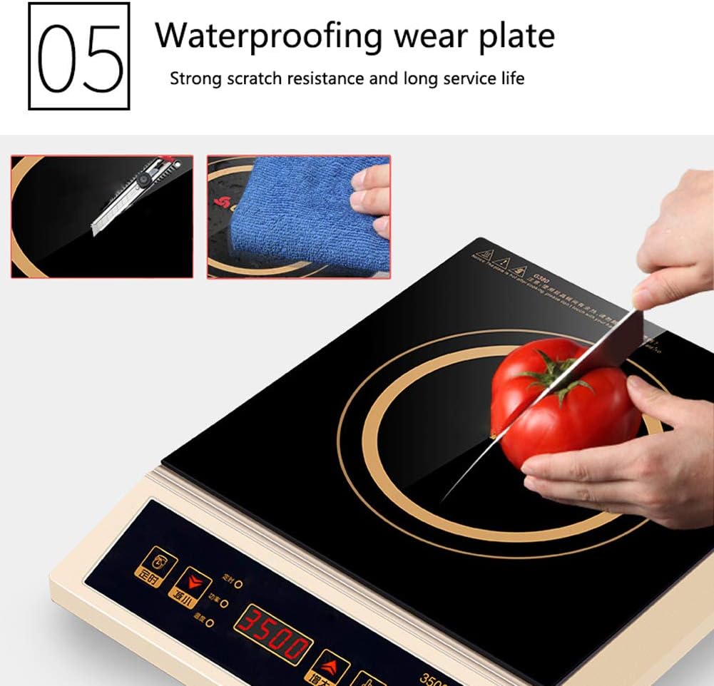 Professional Portable Induction Cooktop 3500W Household Waterproof Electromagnetic Induction Cooker for Restaurants and Catering Events