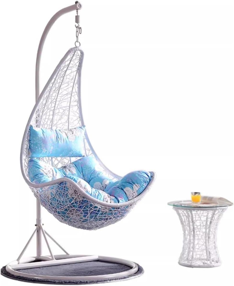 Wicker Chairs Hanging Basket Small Hanging Chair Swing Iron Art Cradle Balcony Indoor Rocking Chair Patio Chair