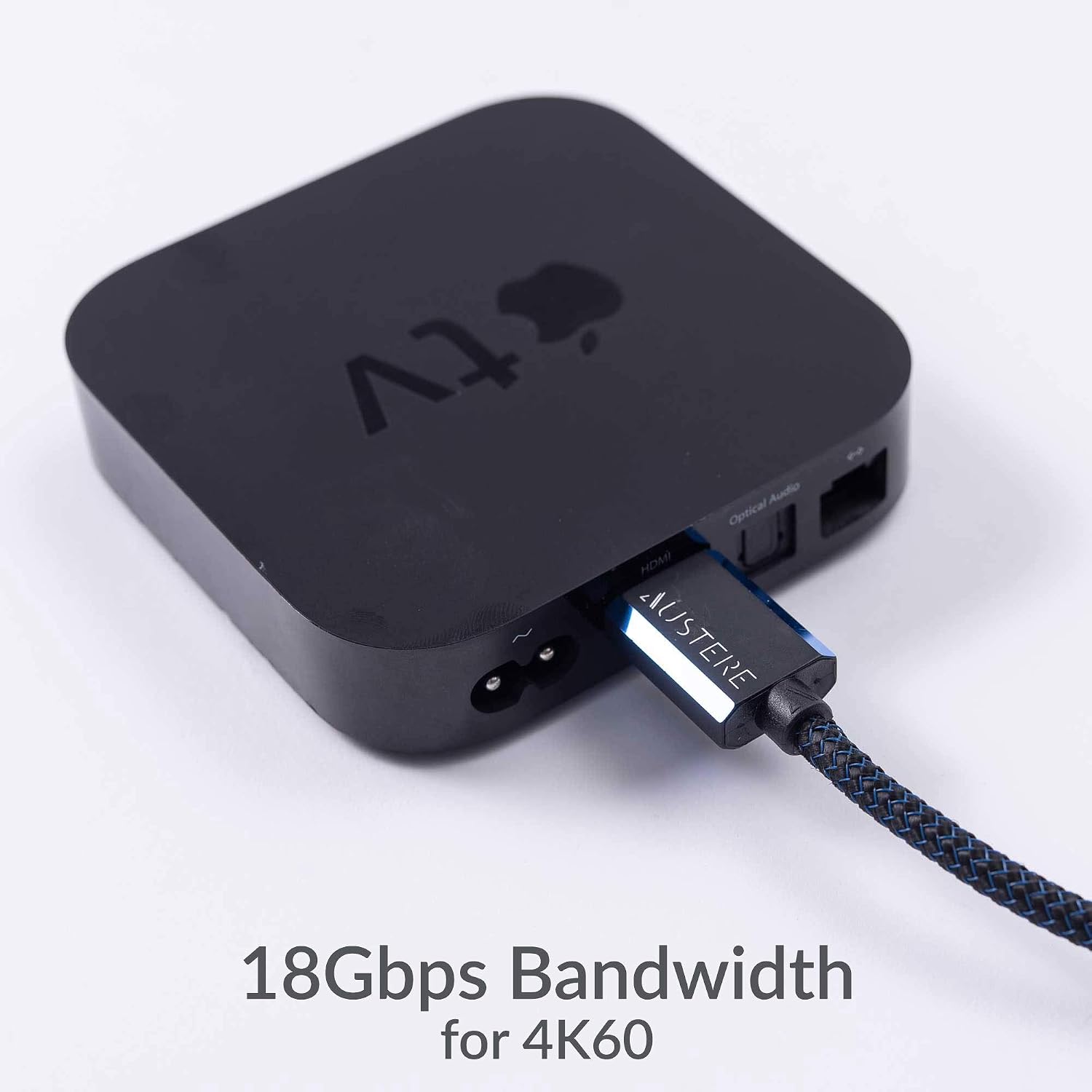 Samsung QN75QN85DBFXZA 75 Inch Neo QLED 4K Smart TV with Dolby Atmos and an Austere 5S-4KHD2-2.5M V-Series 2.5m Premium 4K HDR HDMI Braided Cable (2024)