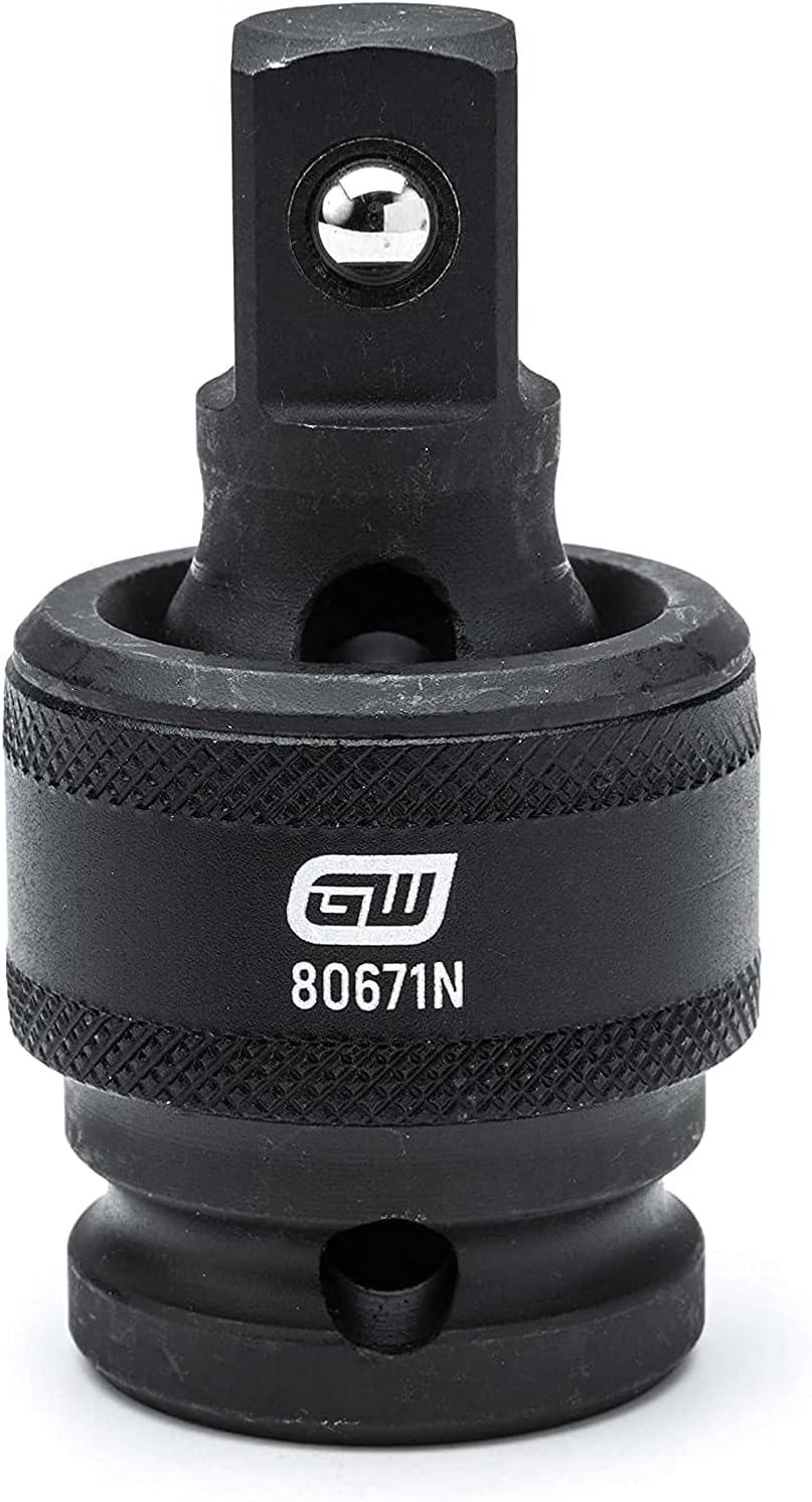 GEARWRENCH 39 Piece 1/2inch Drive 6 Point Impact Socket Set, Standard & Deep, Metric - 84948N