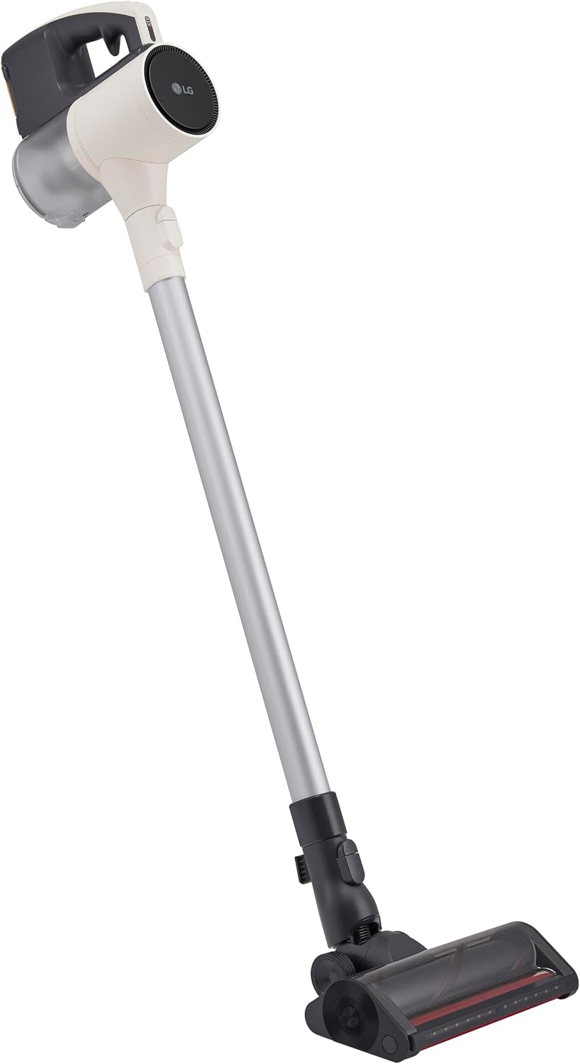 LG Cordzero Q3 Cordless Stick Vacuum Cleaner with Auto Multi-Surface Detect Dual Floor Max Lite Nozzle, Beige Color