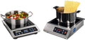 ChangBERT Portable Induction Cooktop, 18 Temp Settings Countertop Burner & Portable Induction Cooktop 1800W NSF Certified Commercial Range Powerful Countertop Burner Pro Chef Professional Hot Plate