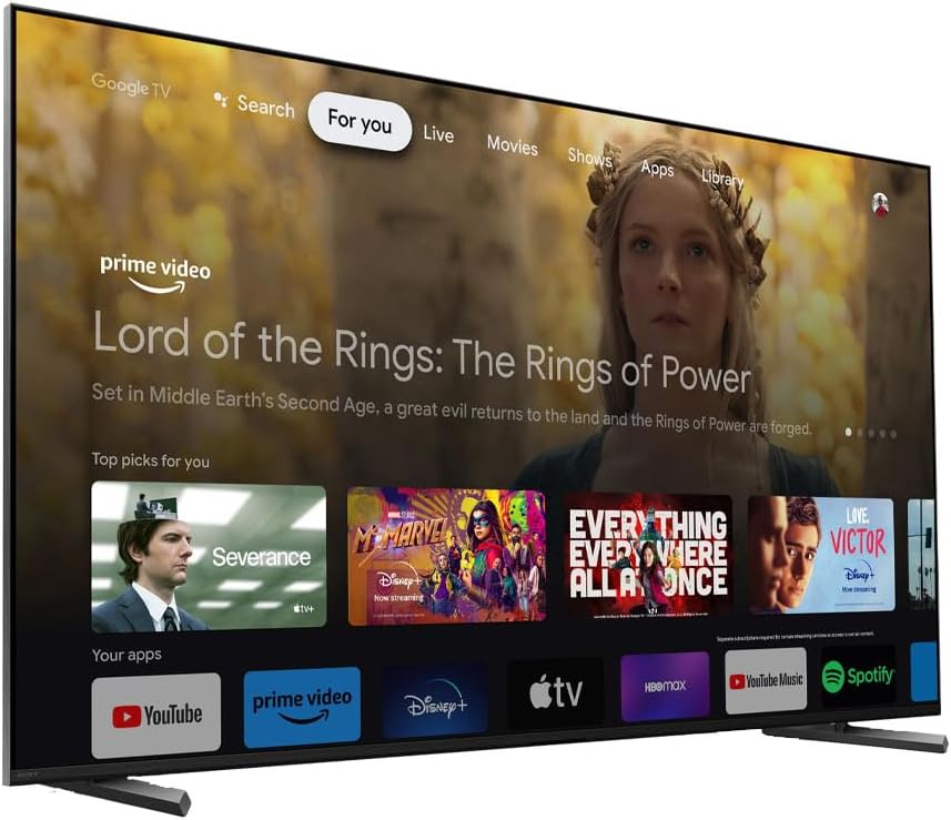 Sony XR65X90L Bravia XR 65 inch X90L 4K HDR Full Array LED Smart TV (Renewed) Bundle with 2 YR CPS Enhanced Protection Pack