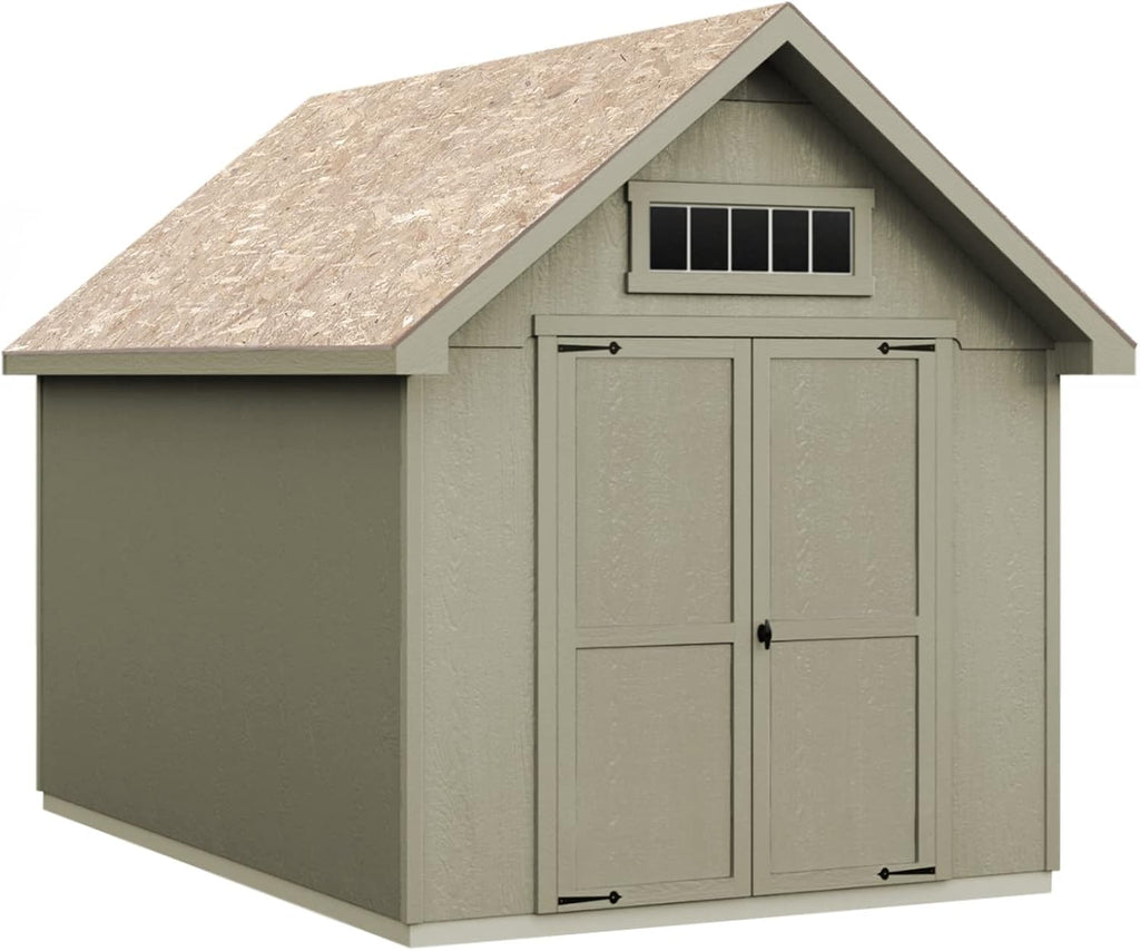 Handy Home Products Trident 8x12 Do-it-Yourself Wooden Storage Shed- does not include floor kit, paint, or roofing shingles (Amazon Exclusive)