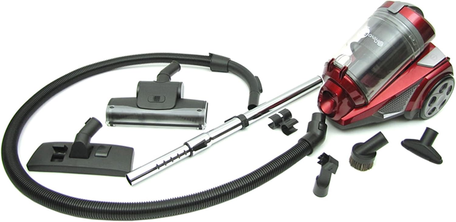 Atrix AHC-RR Revo Red Canister Vacuum Bagless