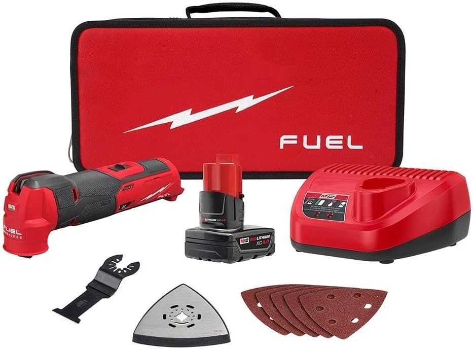 2526-21XC Cordless Oscillating Tool for Milwaukee M12 FUEL 12V Brushless Oscillating Multi-Tool Kit - New