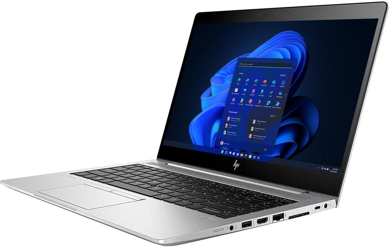 HP Elitebook 840 G5 Laptop 14' 1920x1080 FHD Laptop, Intel Core i7 1.9GHz 32GB RAM 512GB NVMe SSD, Webcam, Windows 11 Pro-64 (Renewed)