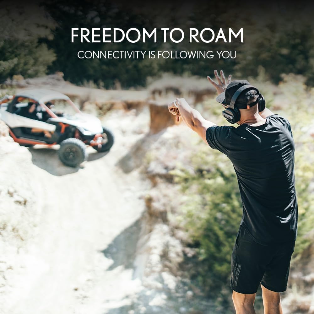 Cardo Packtalk Edgephone for ORV - Crafted for the Rough terrains and Cellular-Free connectivity for Non-Helmet Applications - Single Pack