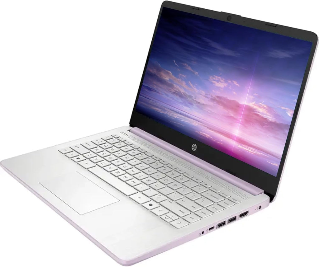 HP 14' HD Student Business Laptop, Intel Quad-Core N150, 8GB RAM, 128GB UFS, 1 Year Office 365, Slim Design, Webcam, HDMI, Bluetooth, WiFi, Win 11 S, Honey Lavender