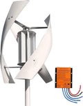 Wind Turbine Home Use Horizontal Generator Kits Blades with Controller to Charge Batteries Off Generator,3000W Vertical Wind Turbine Generator Kit - 12V/24V/48V/220V, 3 Blades, Permanent Mag
