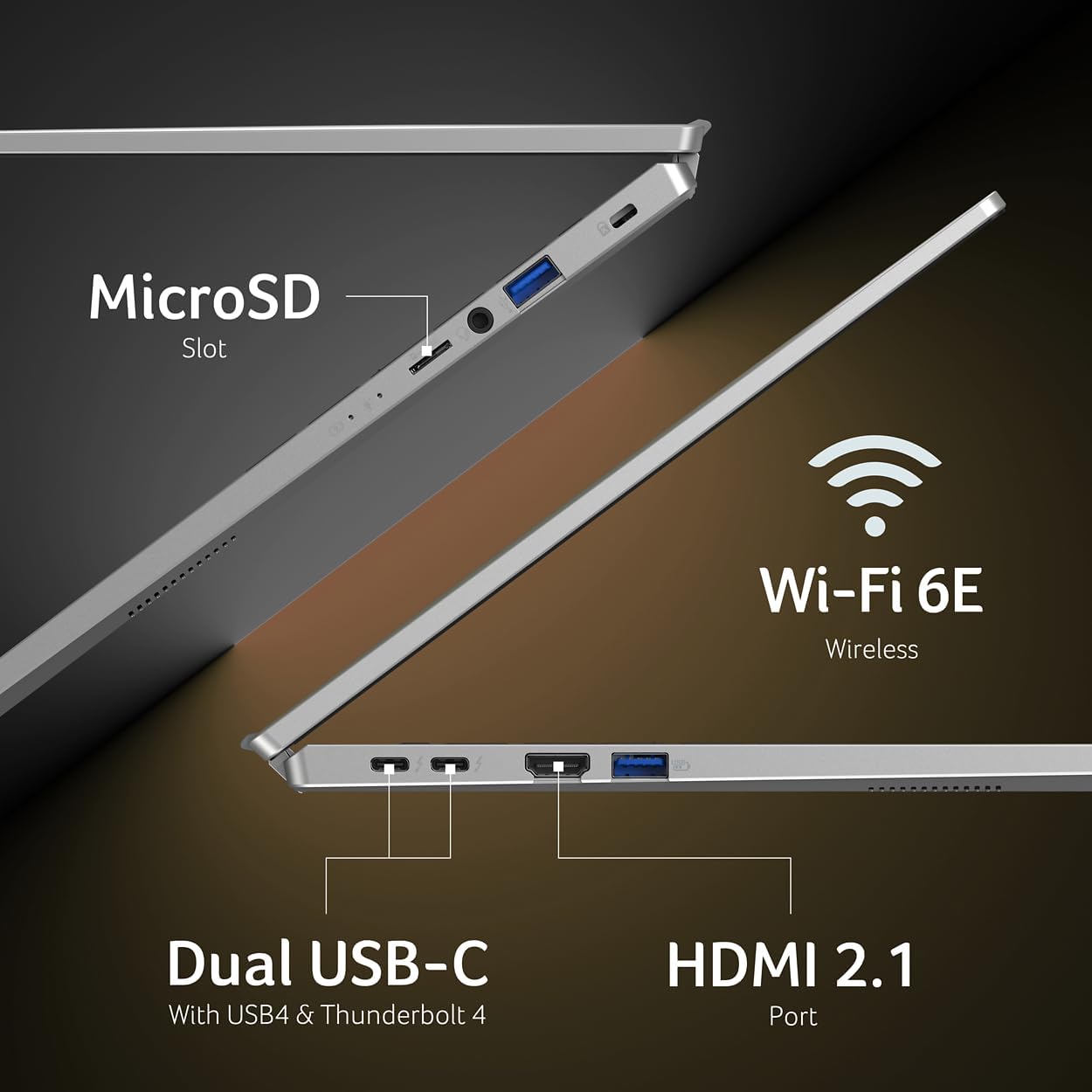 Acer Swift Go Intel Evo Thin & Light Premium Laptop 14' 1920x1200 100% sRGB Touch Screen Display Intel Core i7-1355U Intel Iris Xe 16GB LPDDR5 512GB Gen 4 SSD SFG14-71T-72QV