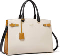 BOSTANTEN Briefcase for Women 15.6 Inch Genuine Leather Laptop Briefcase Shoulder Work Tote Bag Purse