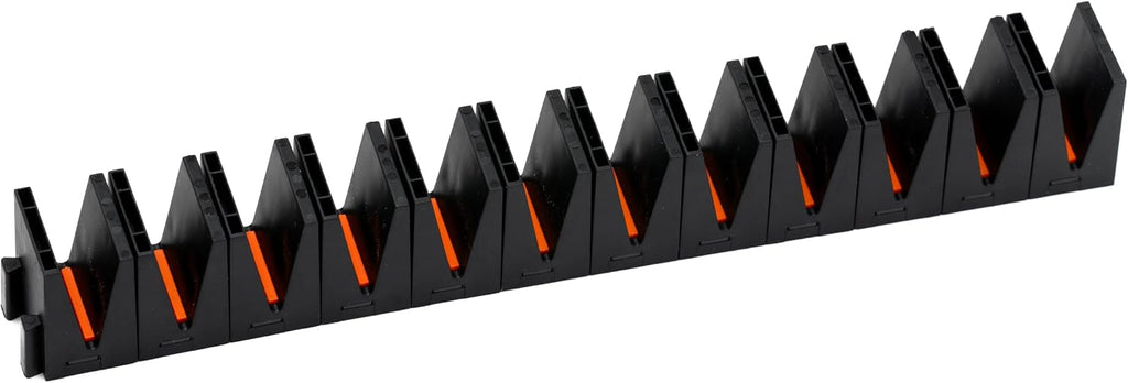 ToolBox Widget Wrench Organizer Pro Series 4.0 – Magnetic Wrench Holders for Tool Drawer – Modular Toolbox Organizer System – Tool Storage for Professional & DIY Mechanics - 6 Pack, 72 Holders