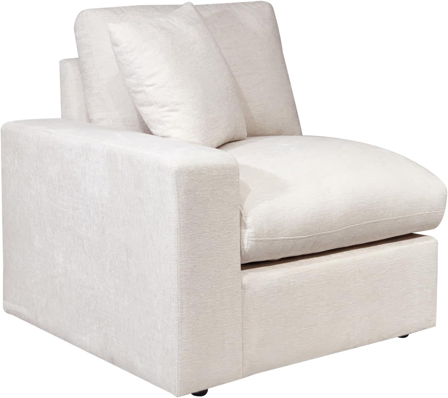 Ball & Cast 116' Oversized Modular Sectional Sofa,Large Chenille Upholstered Couch L-Shaped 7 Seat with Movable Ottoman & 2 Pillows,Comfty Sectionals W/Cup Holders & USB Ports,for Living Room,Beige