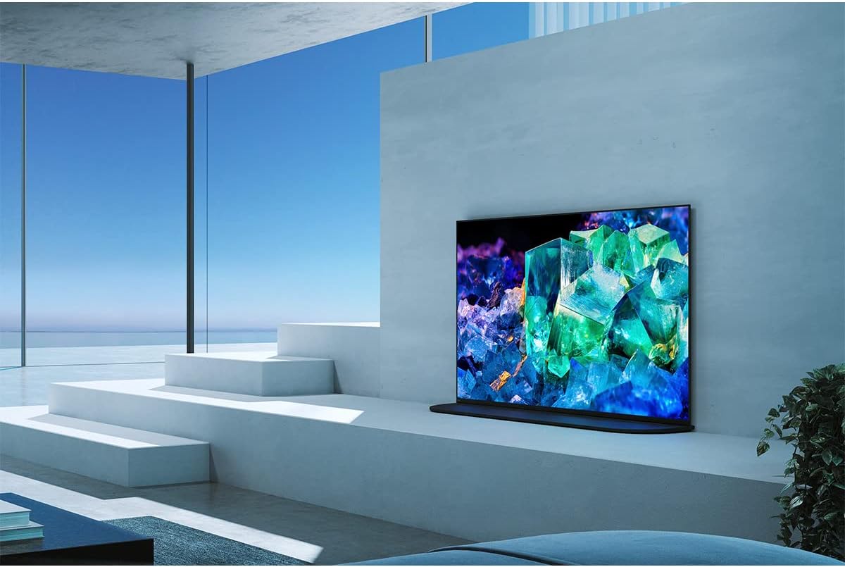 Sony 55 Inch 4K Ultra HD OLED Smart Google TV with Dolby Vision HDR, Bluetooth, Wi-Fi, HDMI, USB - 2022 Model XR55A95K