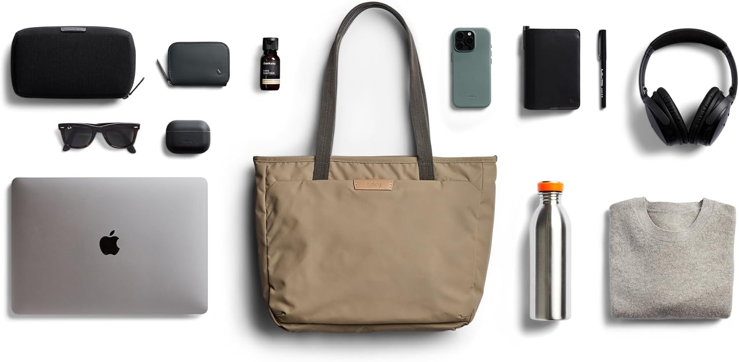 Bellroy Tokyo Tote Compact – (Laptop Bag, Tote Bag, 12L) - Khaki