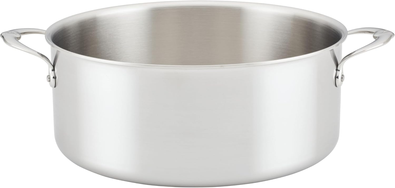 Thomas Keller Insignia by Hestan - Stainless Steel 9 Quart Rondeau, Induction Cooktop Compatible