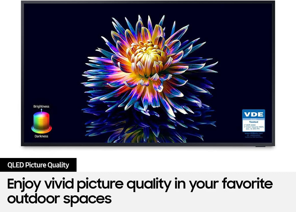 SAMSUNG 65-Inch Class Terrace Full Sun Outdoor QLED 4K Smart TV with Alexa Built-in QN65LST9TAFXZA, 2021 Model (Renewed)