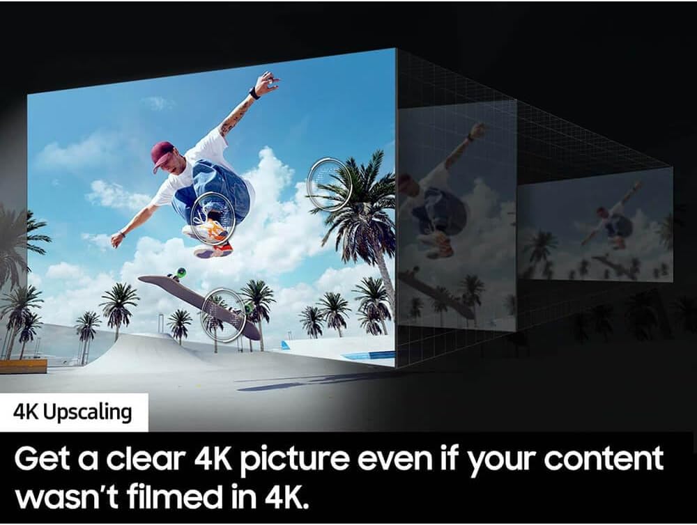 (Renewed) Samsung 50-in DU8000 Crystal UHD Smart TV - UN50DU8000FXZA (2024)