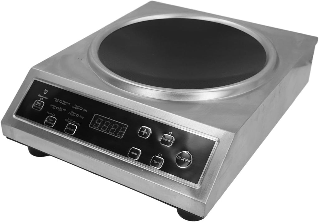 3500W Portable Induction Cooktop Concave Design Induction Hot Plate Countertop Burner with Sensor Touch Panel for Cooking (US Plug 110V)
