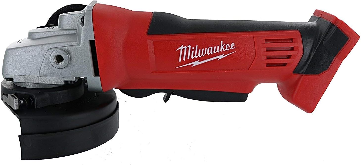 Milwaukee 2680-20 M18 18-Volt Lithium Ion 4 1/2 Inch Cordless Grinder with Burst Resistant Guard and Paddle Switch Design, Tool Only (Non-Retail Packaging)