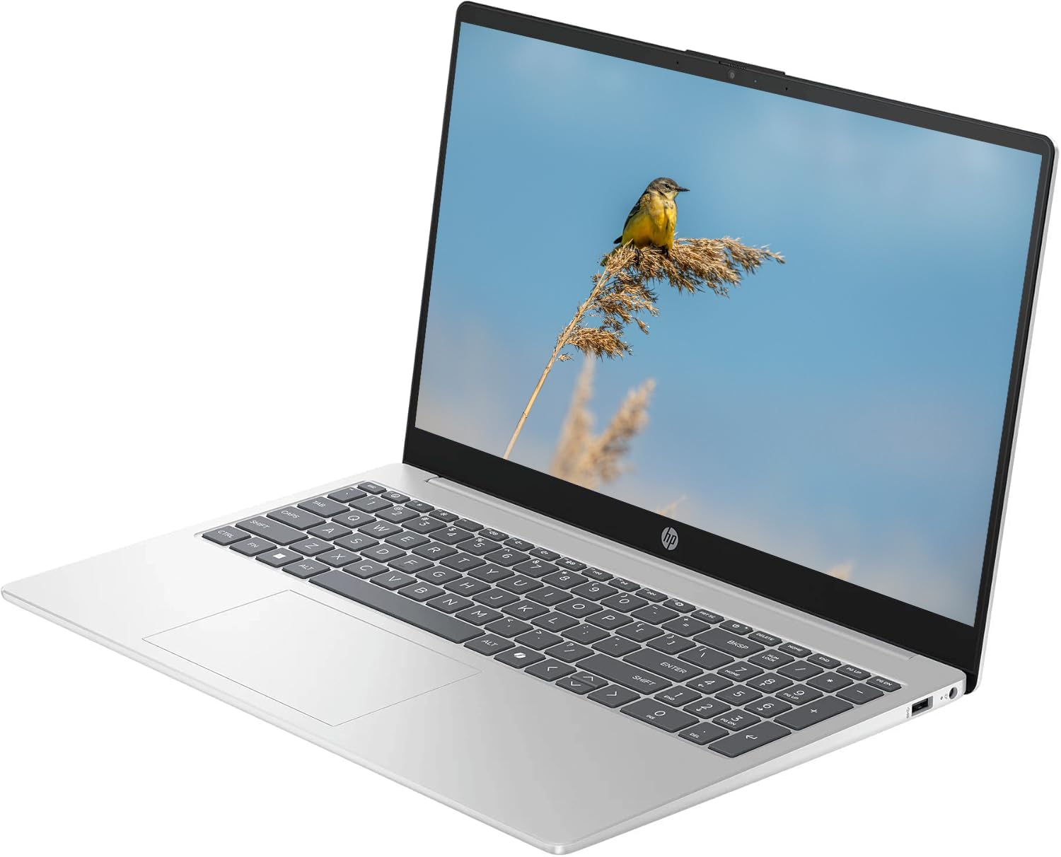 HP 15.5' FHD IPS Touchscreen Laptop, Intel Processor Core 5 120U Up to 5GHz, 8GB Ram, 512GB SSD, HDMI, Super-Fast WiFi 6, Windows 11 OS, Pastel Silver, Renewed