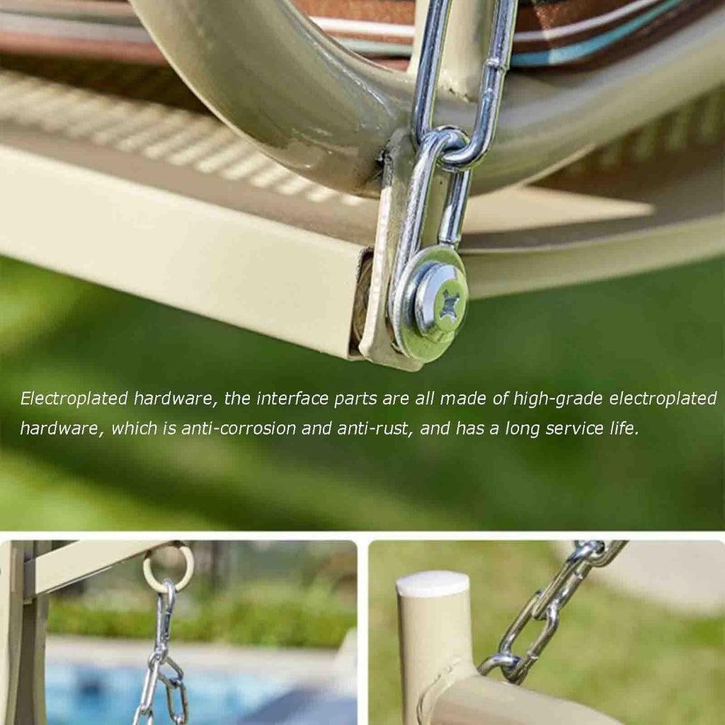 2 Seater Swing Chair, Balcony Rocking Hanging Chair,Sun Lounger,for Adults Patio, Garden, Backyard and Poolside