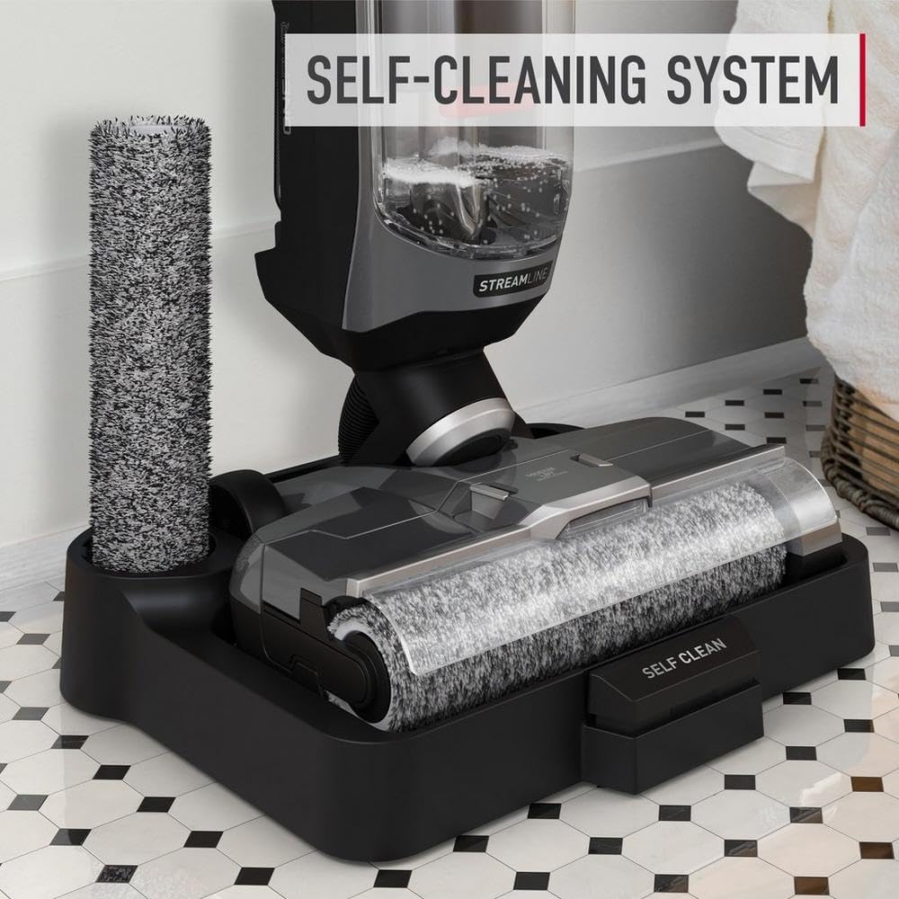 Hoover ONEPWR Streamline Cordless Hard Floor Cleaner Machine, Portable Floor Cleaning Machine, Self Cleaning System, Wash and Dry Mode, Ideal for Hardwood, Luxury Vinyl, Tile and More