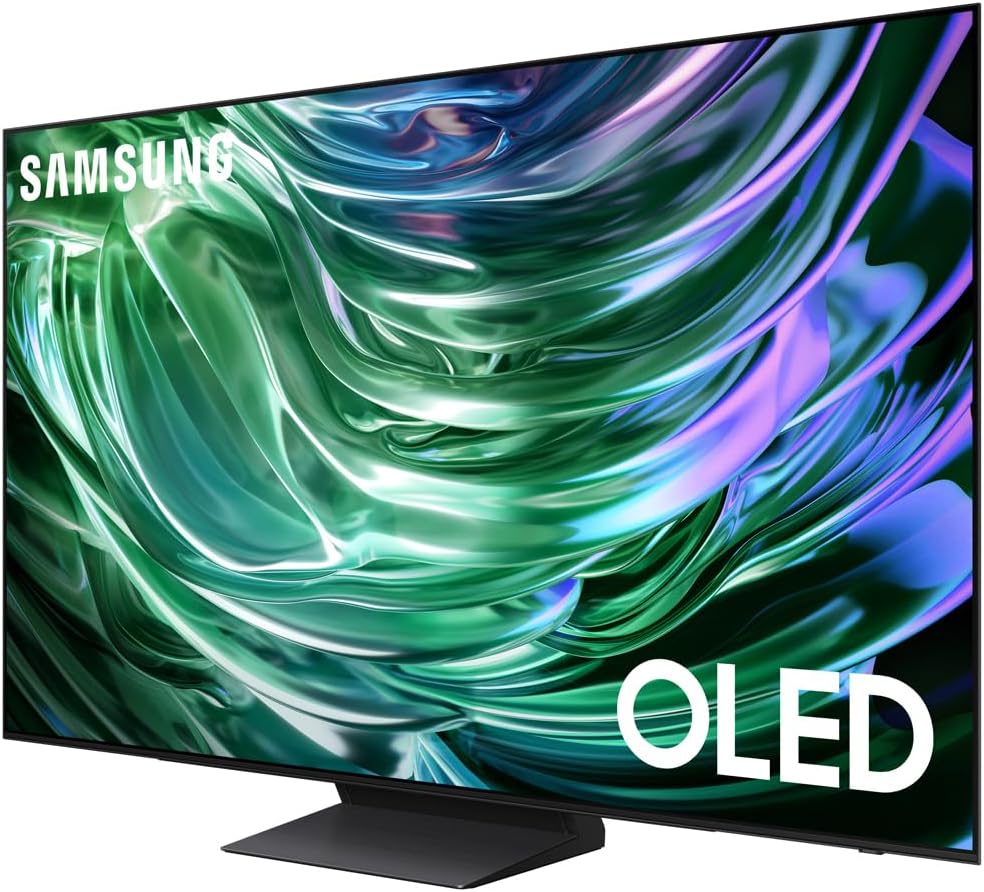 Samsung QN48S90DA 48 Inch OLED 4K Smart TV (2024) Bundle with and Movie Streaming and Deco Gear 2X 4K HDMI 2.0 Cable & CPS Exclusive 12 Month Protection Pack Bundle (BEACH-CPS-261500)