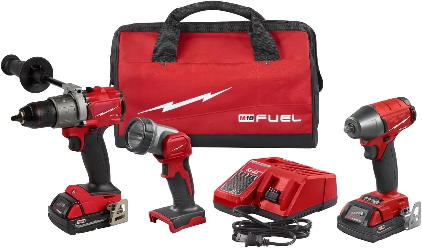 2991-23 for Milwaukee M18 FUEL 18V 3 Tool Combo Kit 2803-20 Drill/Driver 2735-20 Worklight 2754-20 Impact Wrench
