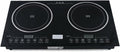 Electric Induction Cooker - Portable 2600W 8 Gear Firepower Electric Dual Induction Cooker Cooktop Countertop Double Burner Suitable for Cast Iron, Stainless Steel Cookware and Kitchen or Resturant